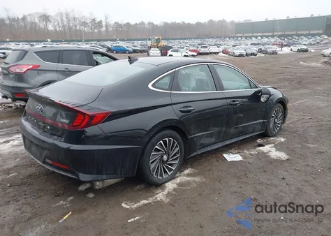 2022 Hyundai Sonata Hybrid Sel z USA, uszkodzony, nr VIN KMHL34JJXNA052509